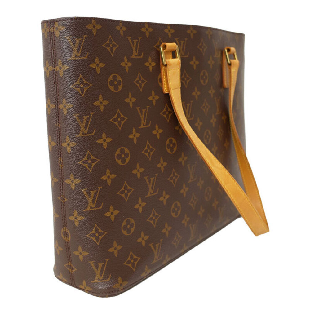 Louis Vuitton Bag Monogram Tote Brown Luco
